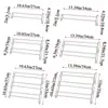 1Pcs 304 Stainless Steel Wine Glass Rack Home Storage Kitchen Supplies Cup Goblets Hanger Upside Down Multi-layer 6