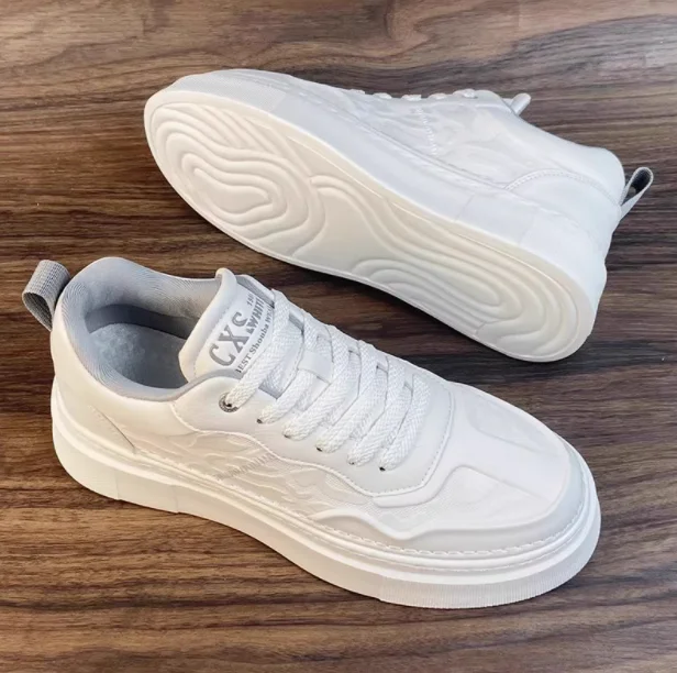 Men's shoes spring and autumn 2024 new explosive small white shoes men's summer sports leisure men's board shoes autumn and wint 4
