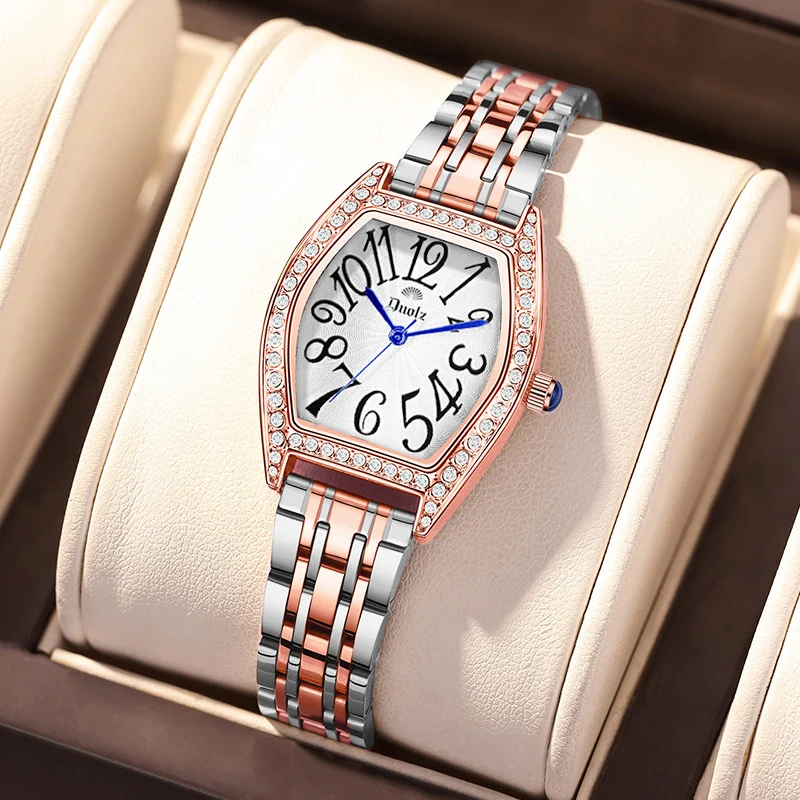 ساعة نسائية بسيطة بحزام فولاذية ، أزياء كلاسيكية ،...