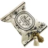Tissue Box Paper Holder Napkin Dispenser Velvet Facial Organizer Wabi-sabi Beige Japan Style Luxury Hand Paint Gome Decoration 2