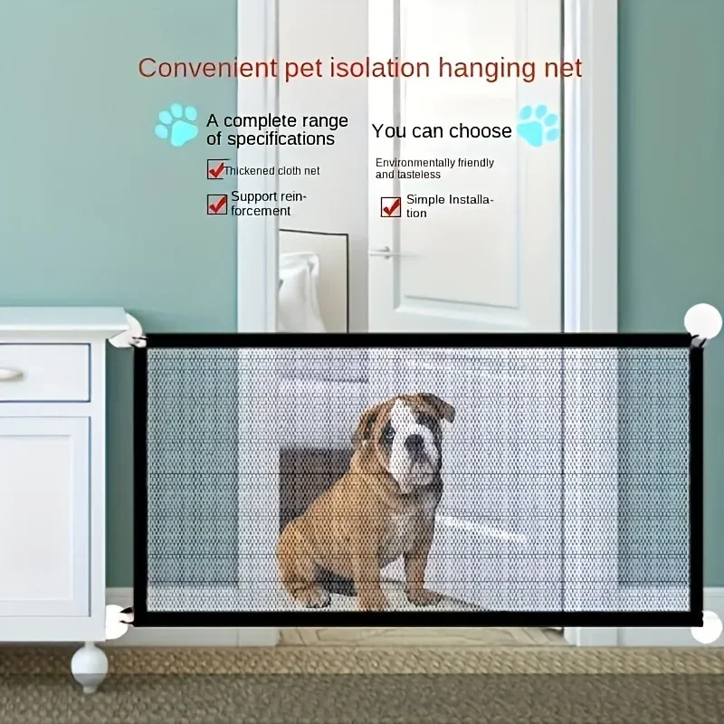 Pet Safety Barrier: Breathable Mesh Dog Fence Netting
