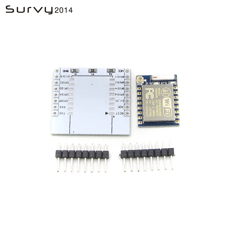 Esp8266 Esp-07 Remote Serial Port Wifi Module With Io Adapter Board Extended To Esp-07 Esp-08 Esp-12E Wireless Electronics