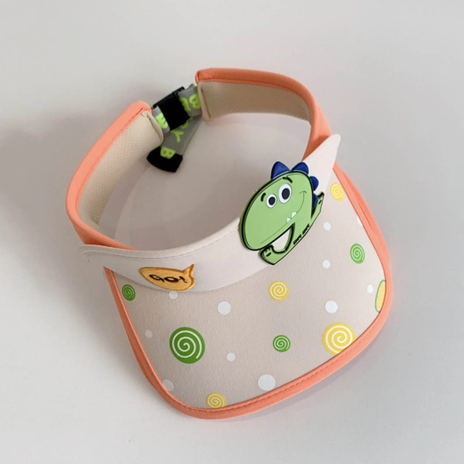 Baby Hats Children Hat Girls Boys Summer Empty Top Hat Dinosaur Cartoon Prints Cap Sun Visor для новорожденных