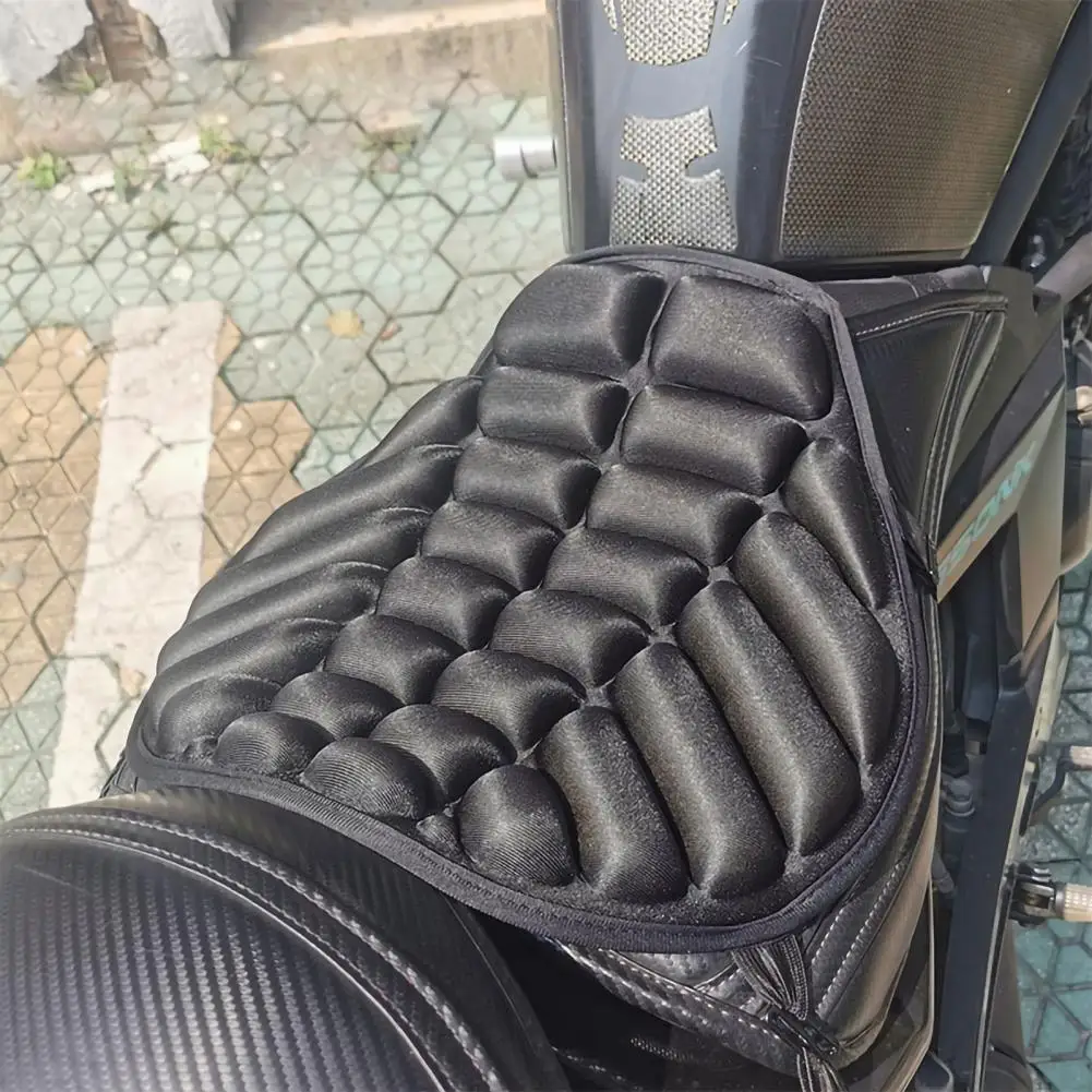 

New Motorcycle Seat Cushion Cover Motorbike Pressure Relief Comfortable Seat Cushion Inflatable Summer Cool Air Ride Seat Pad