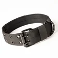 Black dog collar