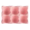 Kitchen Supplies Egg Tray Egg Rack Household Ceramic Tableware Supplies Egg Tray Egg Tray Pink 1