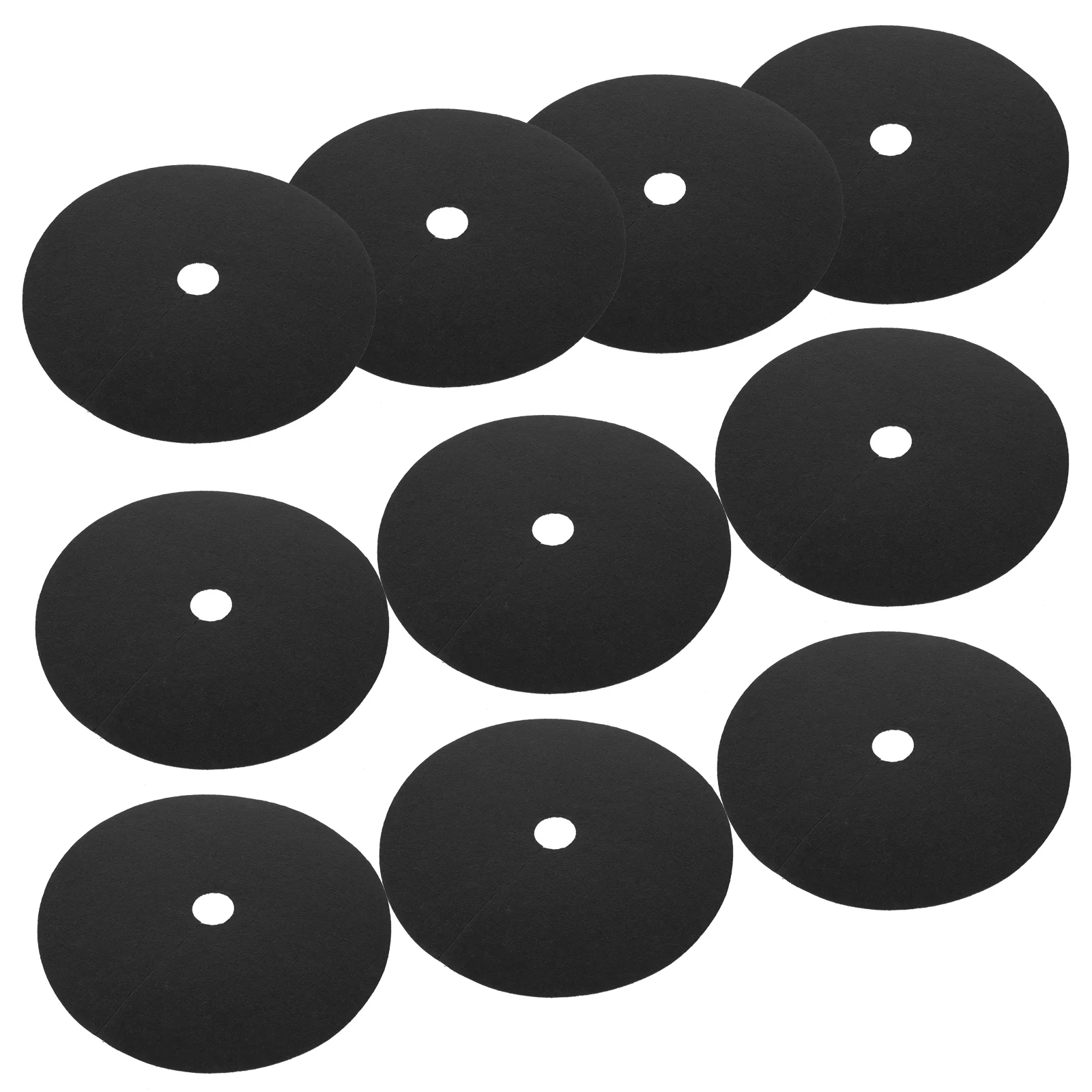 

10 Pcs Tree Covering Plant Root Protection Grass Cloth 10pcs Black Mulch Garden Barrier Plants Shade
