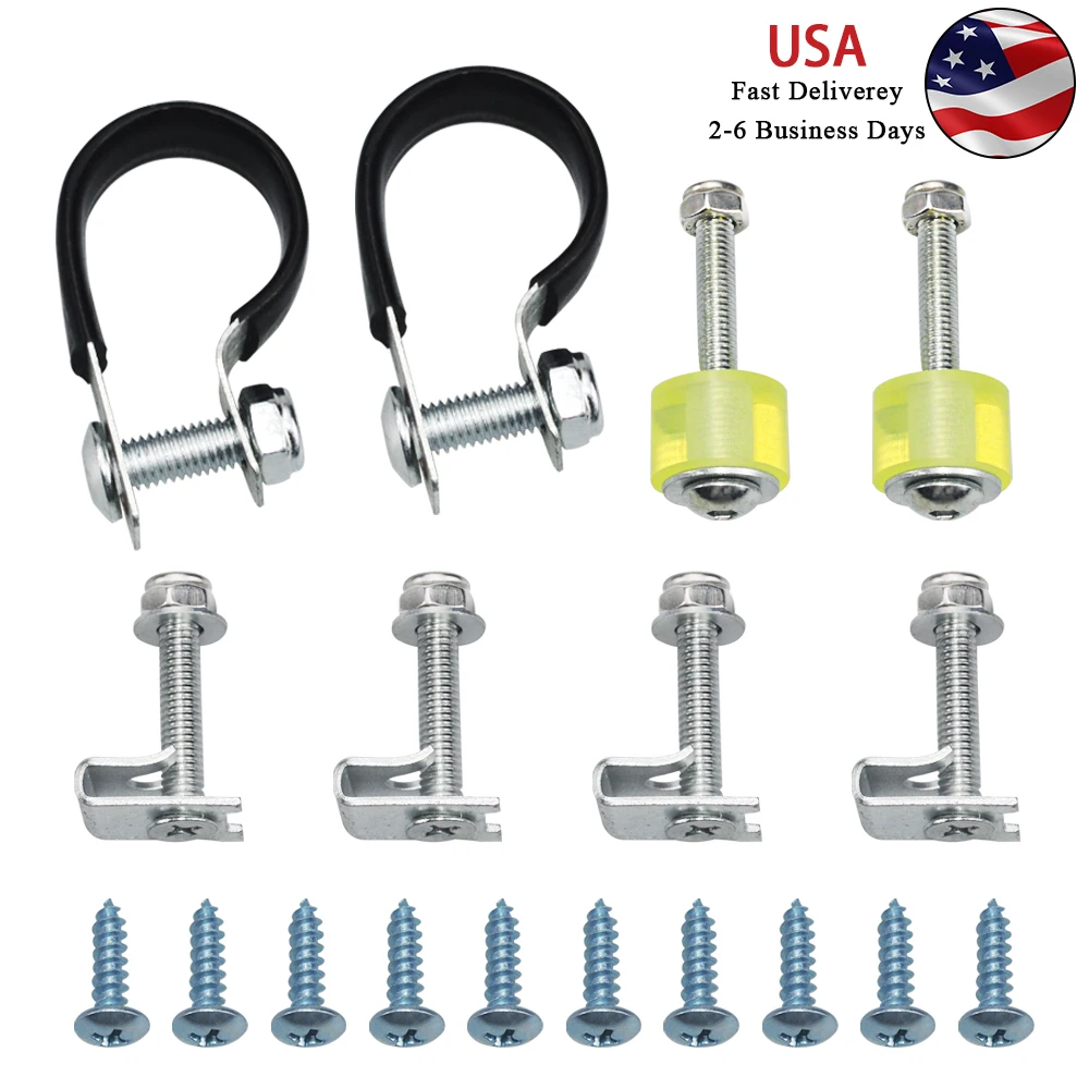 Motorcycle Lower Vented Fairing Mounting Kit Bolts Screw Hardware Parts For Harley Electra Glide 1983-2013 2012 2011 2010