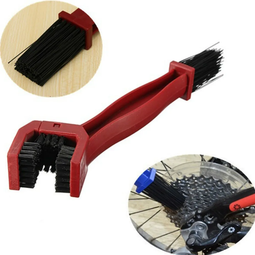 Universal Motorcycle Chain Cleaner Gear Maintenance Rim Care Tire Cleaning Brush For Honda Yamaha bike chain cleaner