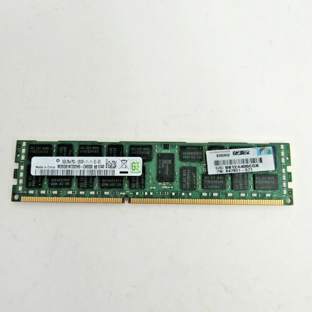 1PCS Server Memory For HP 647651-571 682414-001 8GB DDR3 1600 2RX4 PC3-12800R 5 1PCS Server Memory For HP 647651-571 682414-001 8GB DDR3 1600 2RX4 PC3-12800R - Image 3