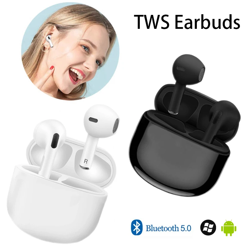 Wireless Earphones #Air Mini Pro4 TWS Bluetooth 5.0 In-Ear Stereo Earbuds Charging Case Waterproof Sports Handsfree Headset