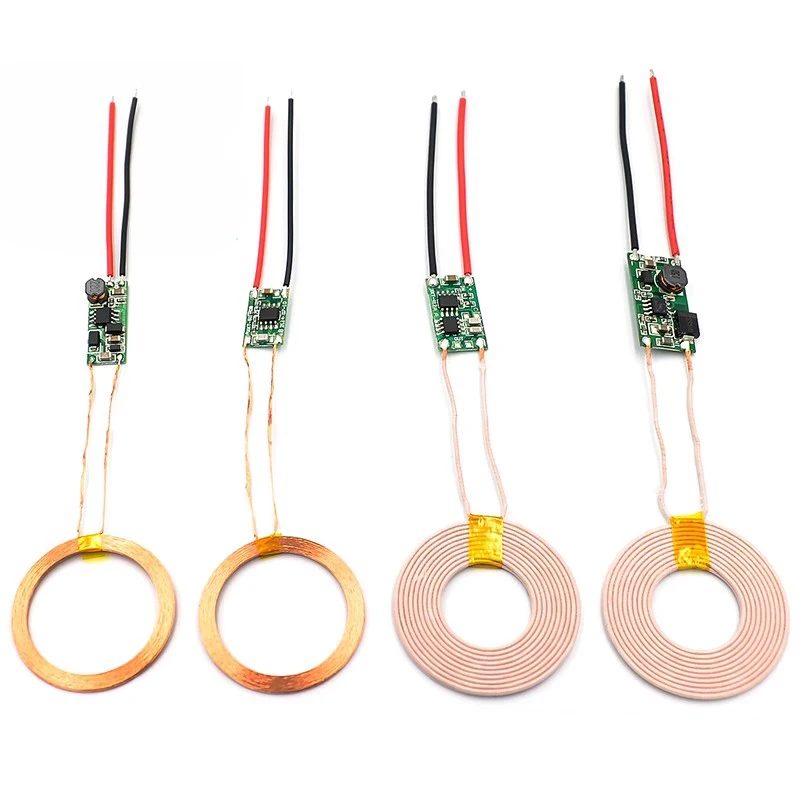 

1~20Pcs 5V1A/5V2A Wireless Power Supply Module Wireless Charging Transmission And Reception Terminal Circuit Board