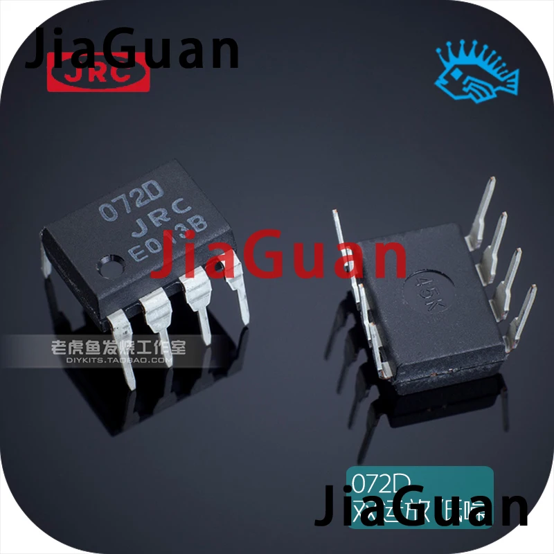 

4 шт. JRC NJM072D DIP-8 JFET вход аудио двойной OP AMP рабочий усилитель IC Сделано в Японии
