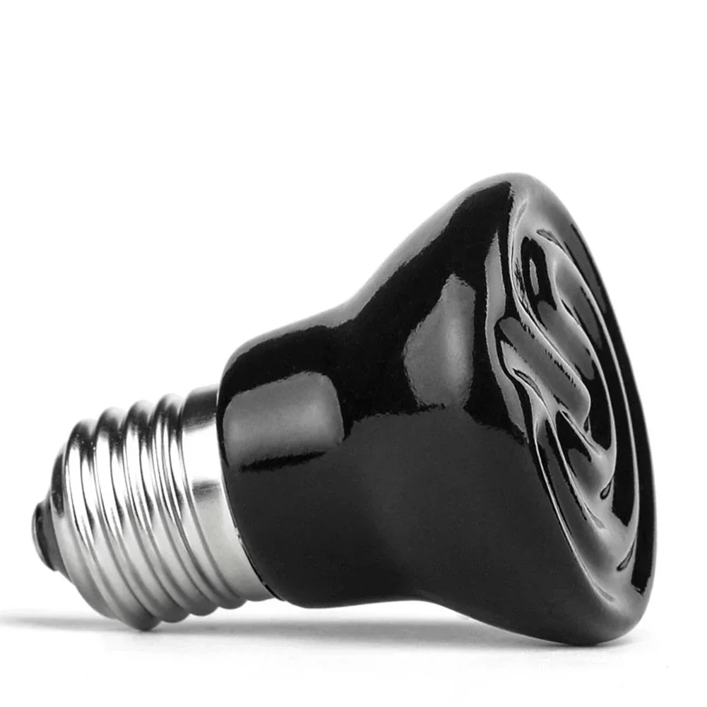Infrared Heater Ceramic Pet Heating Lamp Light Bulbs Emitter Heat For Lizard Spider Reptile Box
