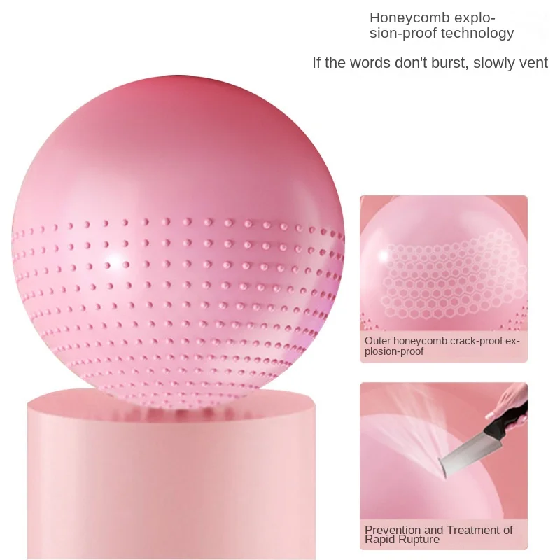 Thickened PVC Yoga Ball Explosion-Proof Sports Home Gym Baby Pregnant Midwifery