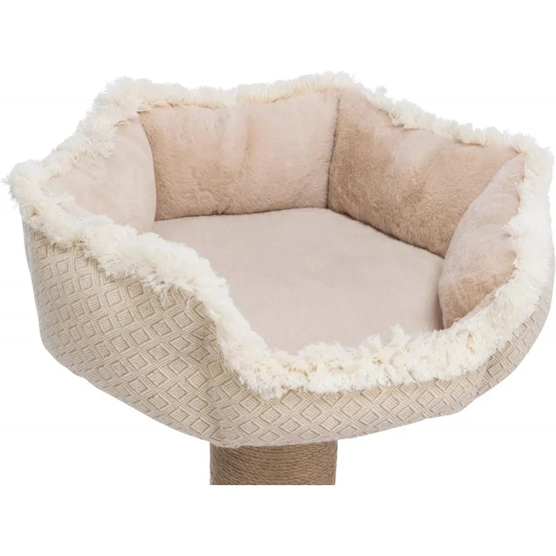TRIXIE Boho Cat Tree Scratching Post Platform Bed