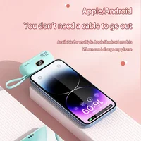30000mAh Capsule Power Bank Fast Charging Portable Mobile Power Supply Emergency Mini External Battery For Type-C iPhone Android - Image 2