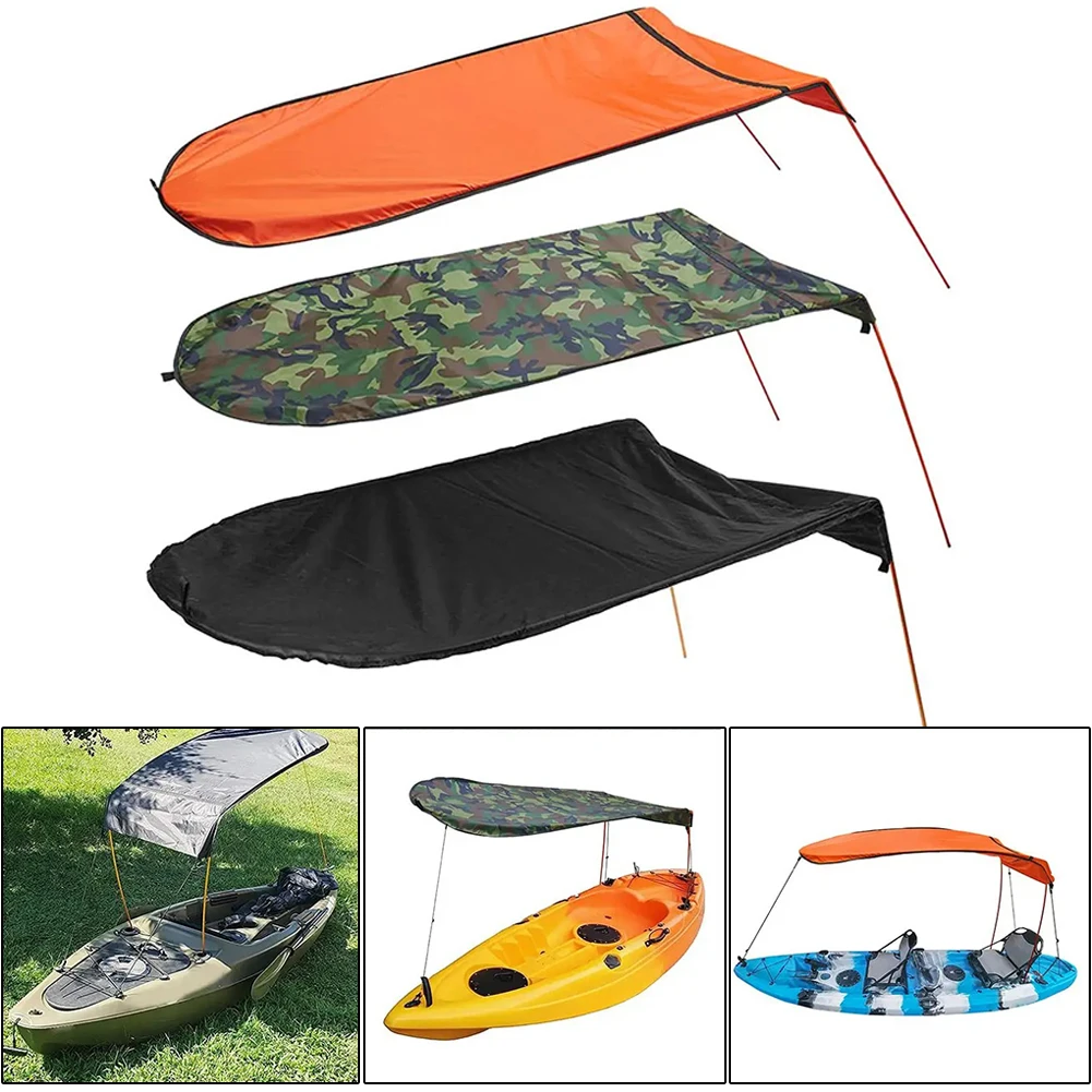 

Kayak Sun Shade Canopy Portable Foldable Kayak Umbrella Canoe Awning Sun Visor Canopy For Outdoor Inflatable Boat Kayak Fishing