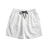 2023 Summer New Men's Casual Shorts Japanese Pure Color Simple Personality Versatile Unisex Couples Beachwear Cropped Shorts 2