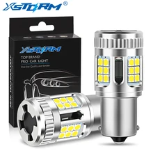 XSTORM 1156 BA15S P21W LED Canbus BAU15S PY21W Led 전구 T20 7440 W21W T25 3156 P27W 오류 무료 회전 신호 자동차 조명 DRL 12V 24V