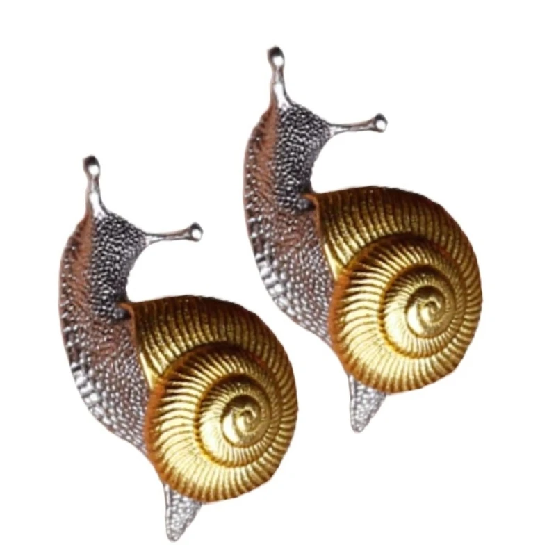 M2EA – clous d'oreilles d'escargot chics, bijoux accrocheurs, ornements d'oreilles d'escargot délicats, parure pour hommes