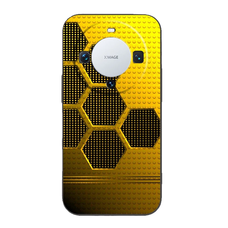 Gold Foil Art Silicone Phone Case Cover