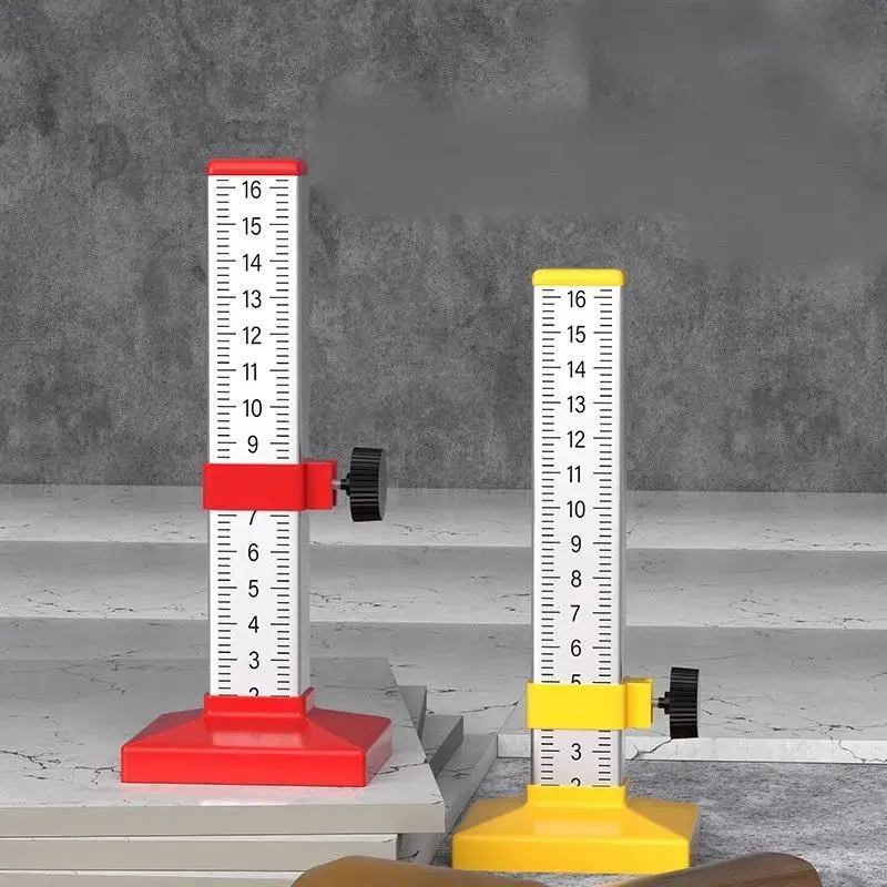 Professional 0-160mm Adjustable Tile Leveling Ruler, Aluminum Alloy with High Precision Horizontal Bubble