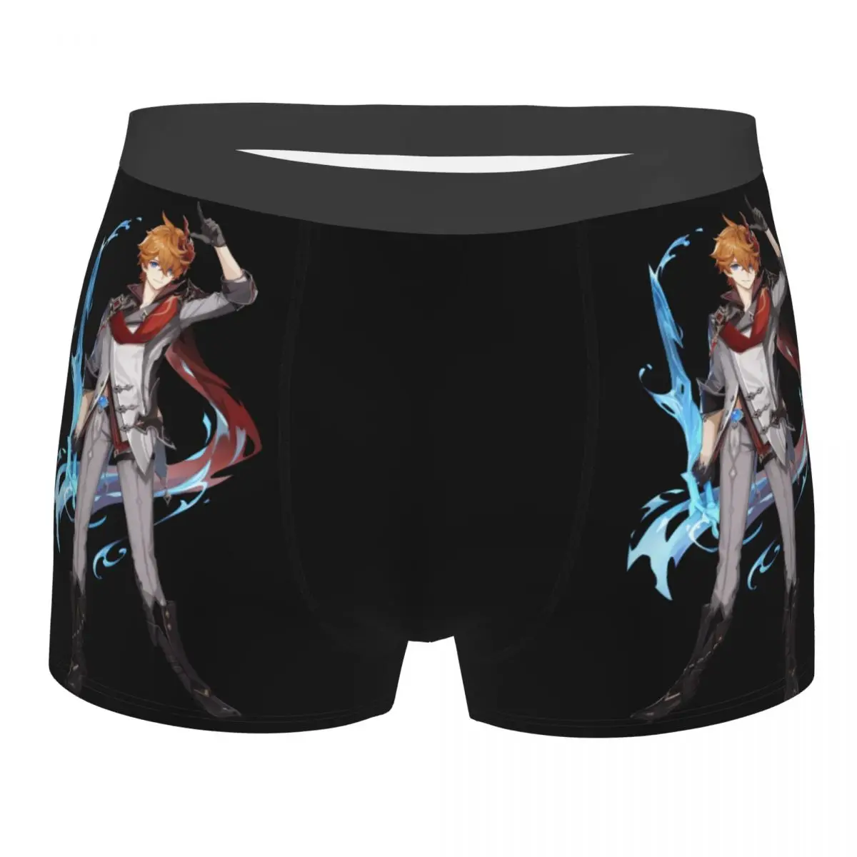 Genshin Impact Childe Tartaglia Men's Boxer Briefs special Highly Breathable Underwear High Quality 3D Print Shorts