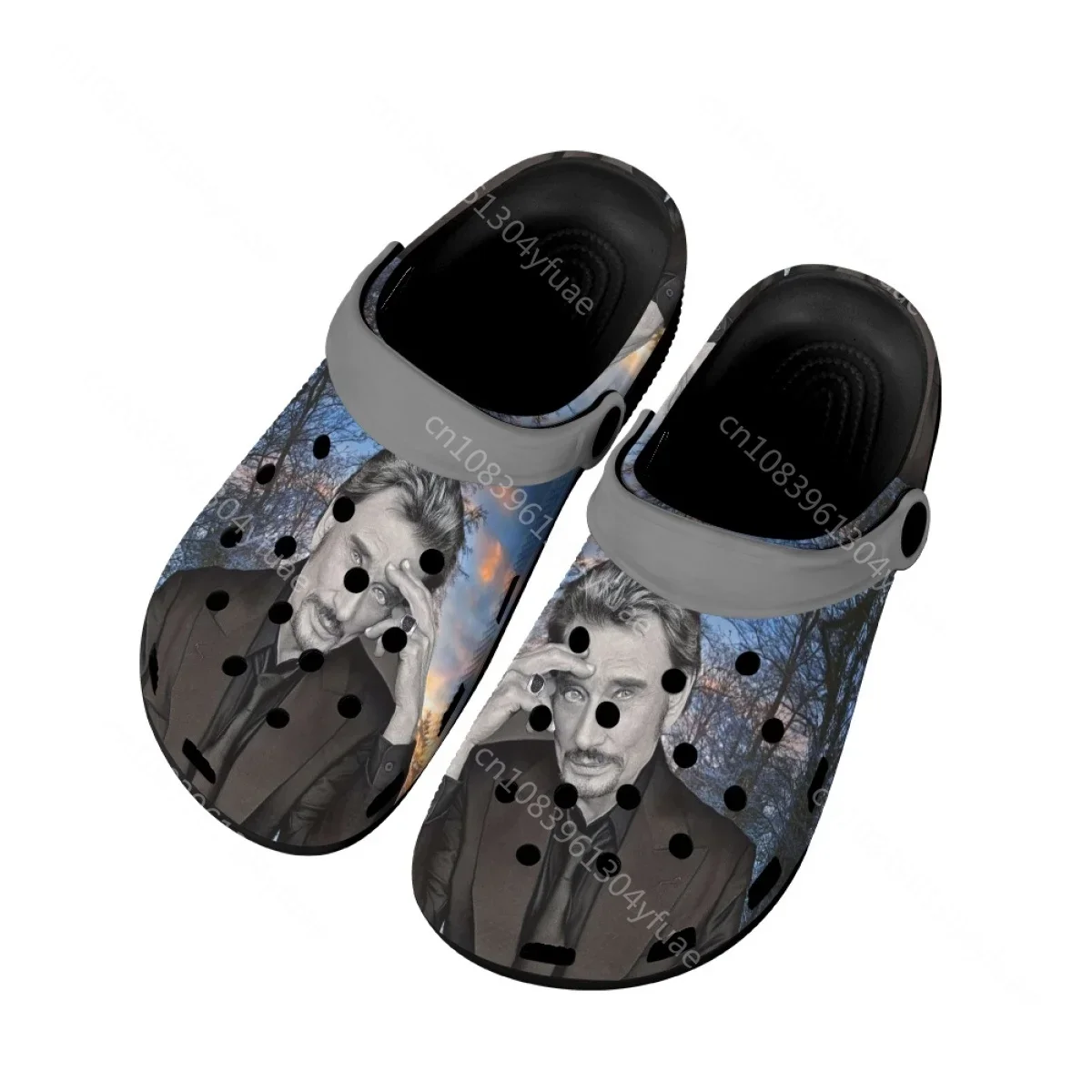 2023 Johnny Hallyday Designer Fashion Sandals Summer Casual Non-slip Outdoor Indoor Slippers Soft Sole Lightweight Garden Shoes