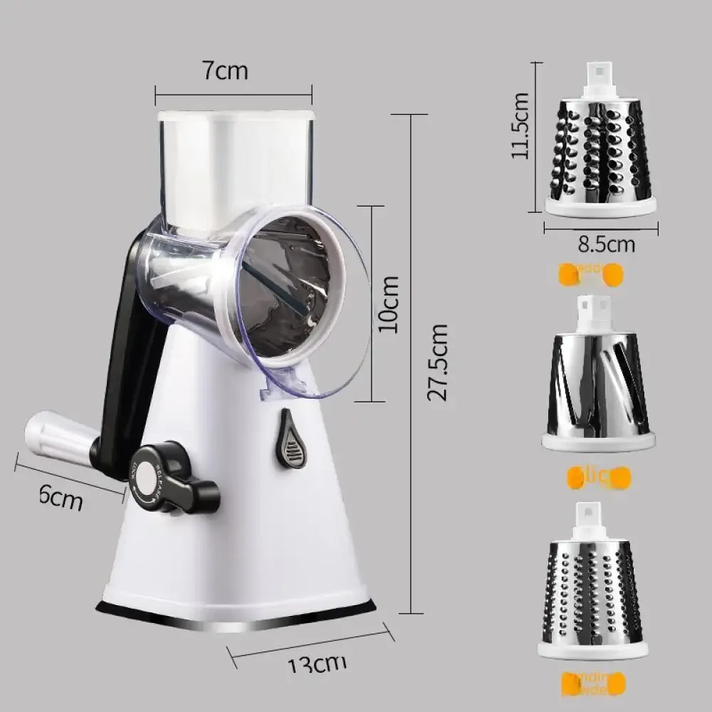 Food Slicer Multifunctional Grater Household Kitchen Potato Slicer Manual Roller Vegetable Cutter Shredder Chopper Versatile Cooking Tool food slicer vegetable shredder