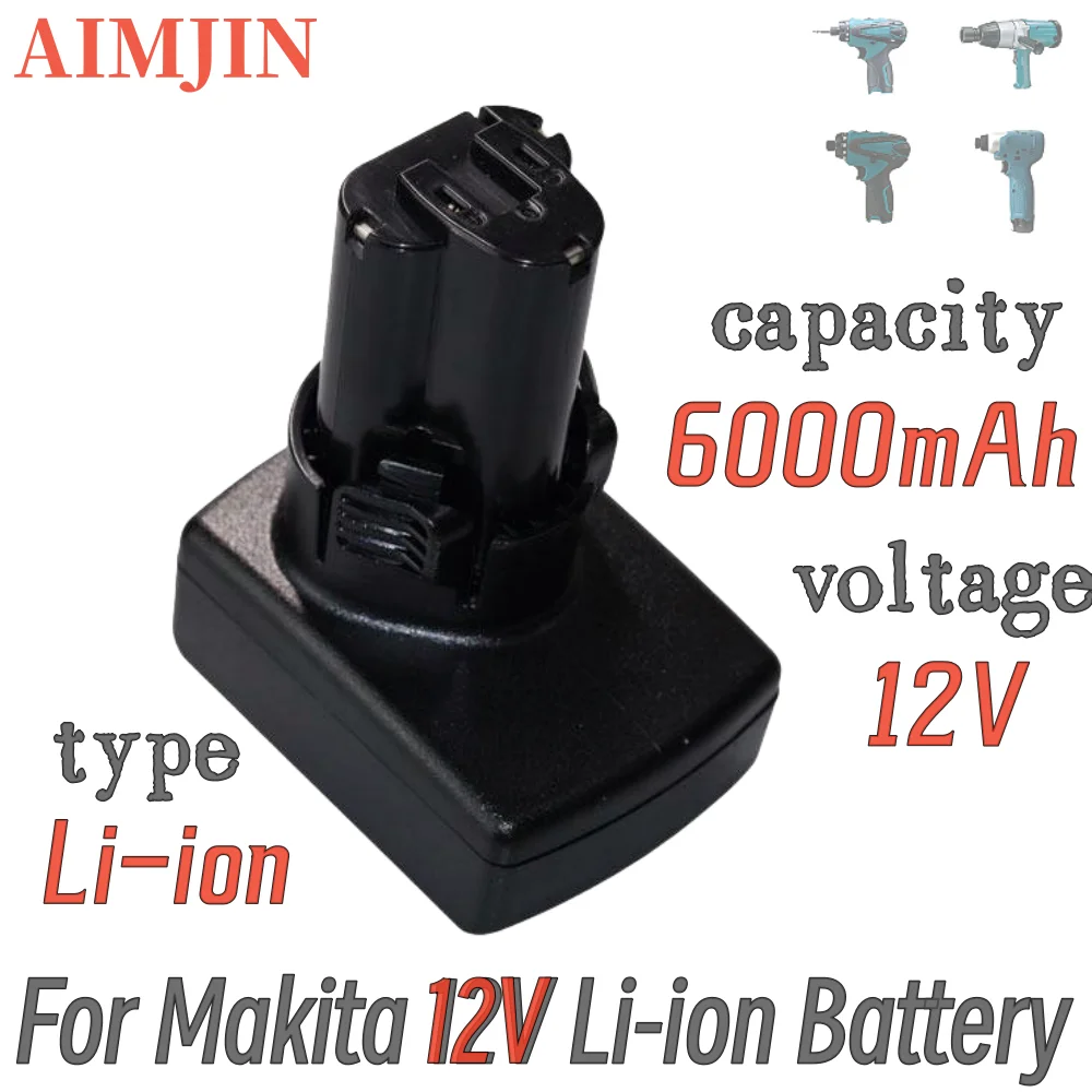 

6000mAh 12V For Makita BL1013 Rechargeable Li-ion Battery Replacement BL1014 BL 1013 BL 1014 LCT203W 194550-6