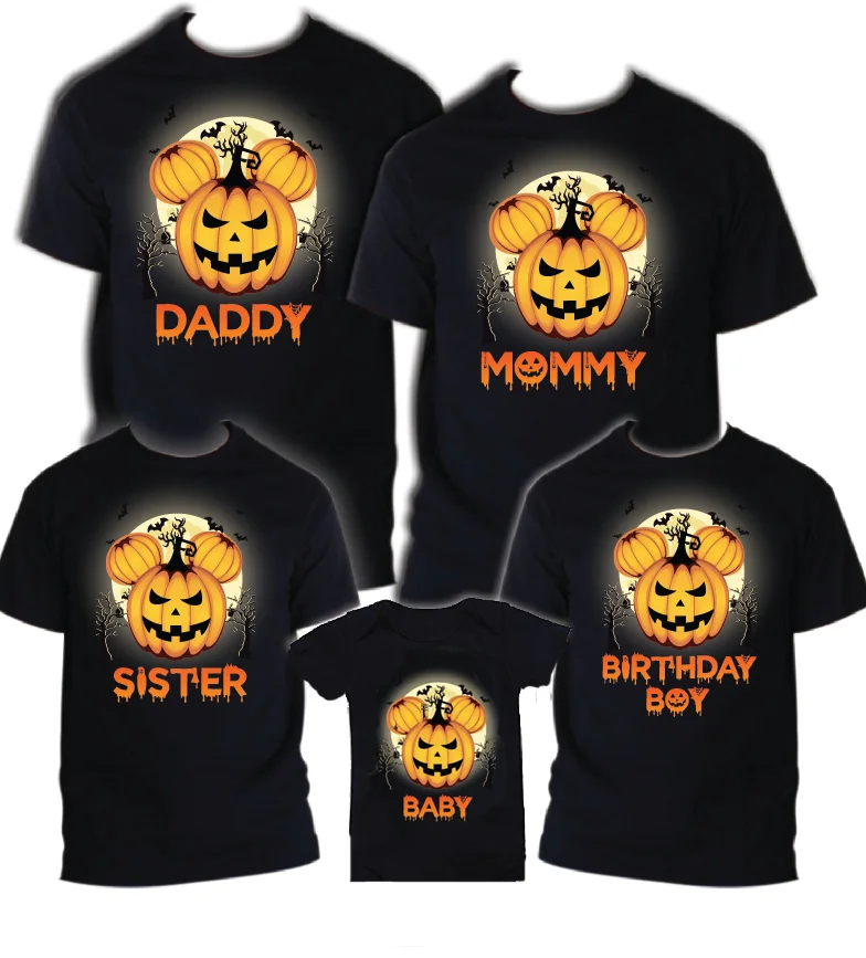 

Halloween Birthday T Shirt Family Matching Celebration Reunion Party Tee All Family Member Availible Shirt Gift
