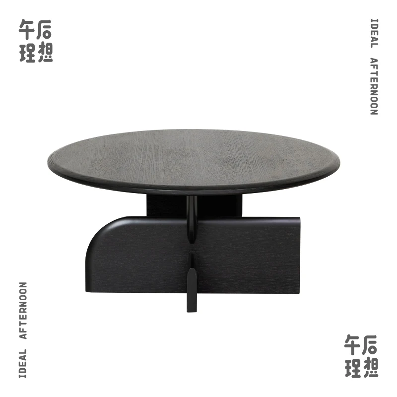 

Оригинальный чайный столик YY для маленькой квартиры, домашний черный чайный столик из массива дерева, боковой стол, комбинация