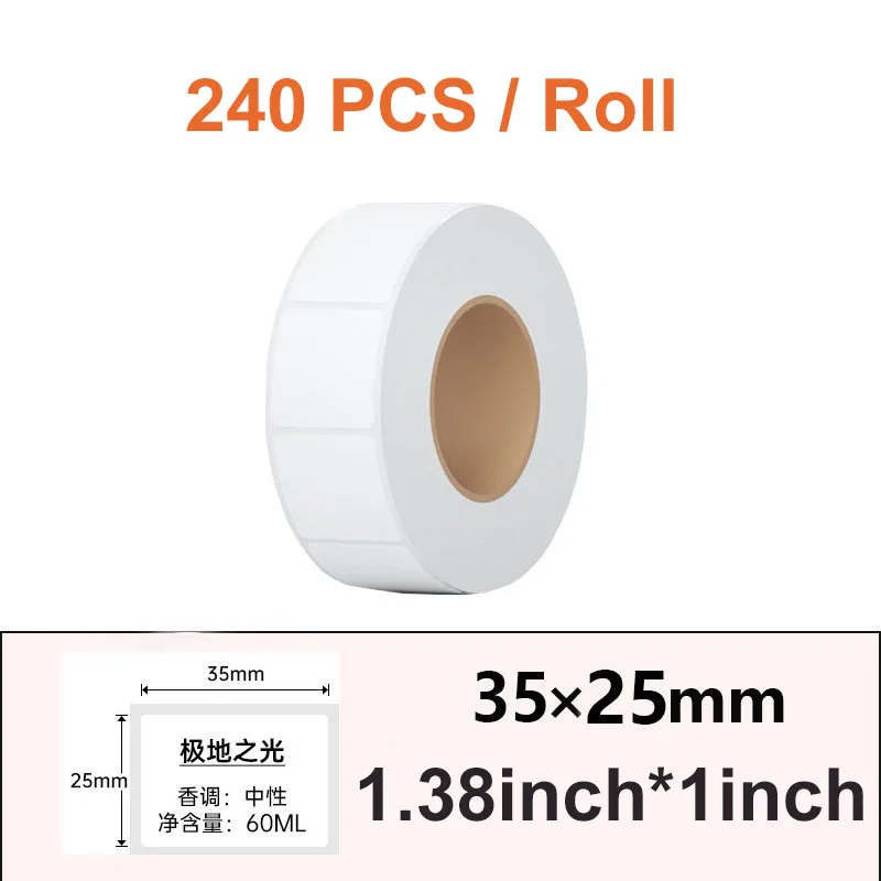 White Self-Adhesive Thermal Label Roll for Barcode and Price Tagging