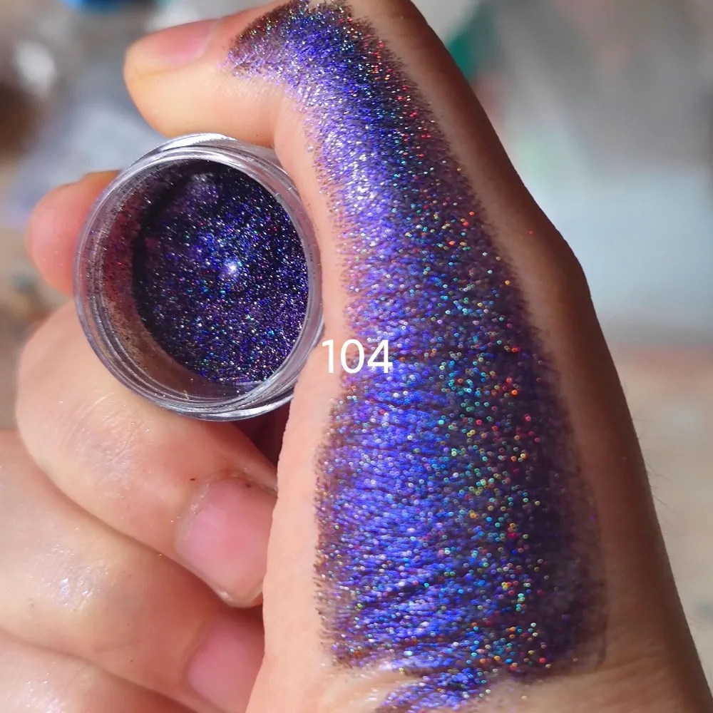 Rainbow MultiChrome Eyeshadow Powder 0.2g Shining Rainbow Eyeshadow Powder Glitter Glitter Color Shift Nail