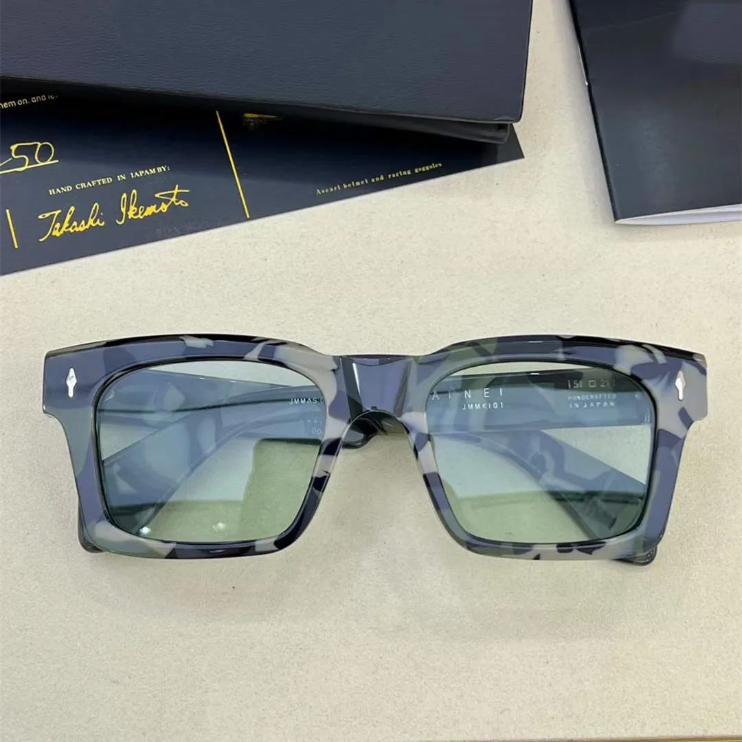 

Солнцезащитные очки JMM KAINE в большой оправе, дизайнерские ацетатные Брендовые очки, классические мужские очки по рецепту