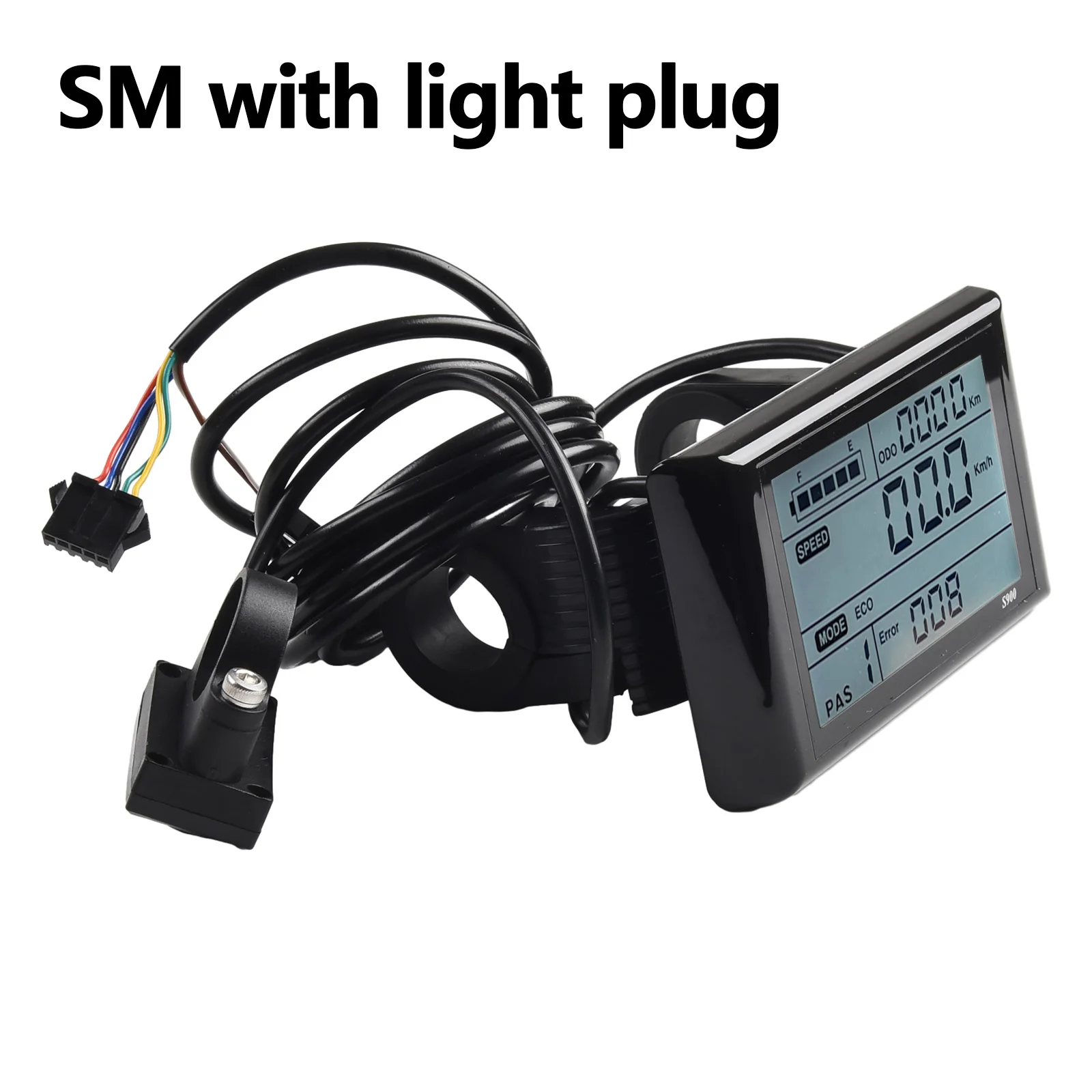 24V 72V E-바이크 전기 자전거 스쿠터 LCD S900 디스플레이 패널은 전력 소비를 확인하고 라이딩을 향상시킵니다.