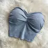 Women's New Summer Fashion Summer Slim Beautiful Back High Quality Soft Sexy Elastic Tank Top Solid Color Tank Top 5