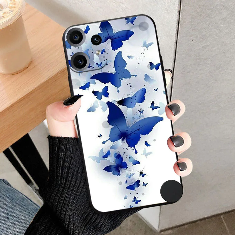 Luxury Fashion Black Silicone Back Cover - Soft TPU Shell Case