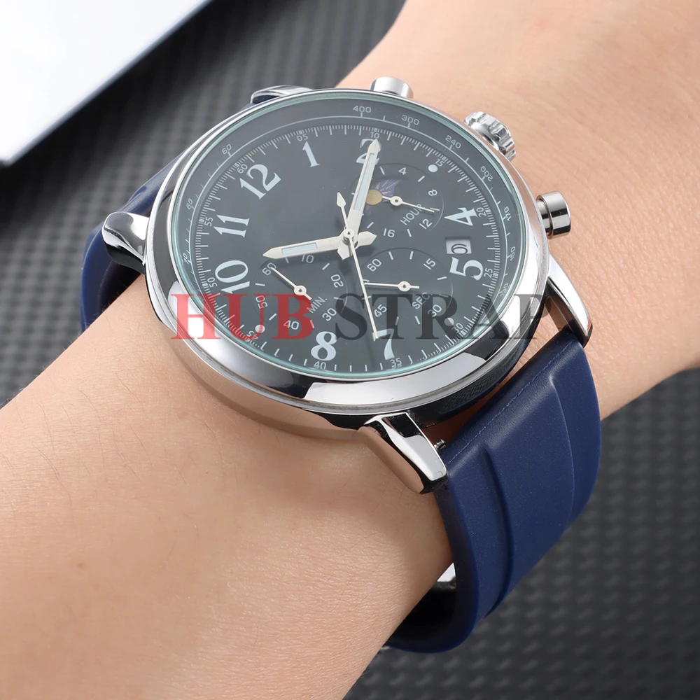 Quick Release Silicone Watch Strap - Premium Rubber Wristband for Women & Men, Tropic Style - Available in Multiple Sizes