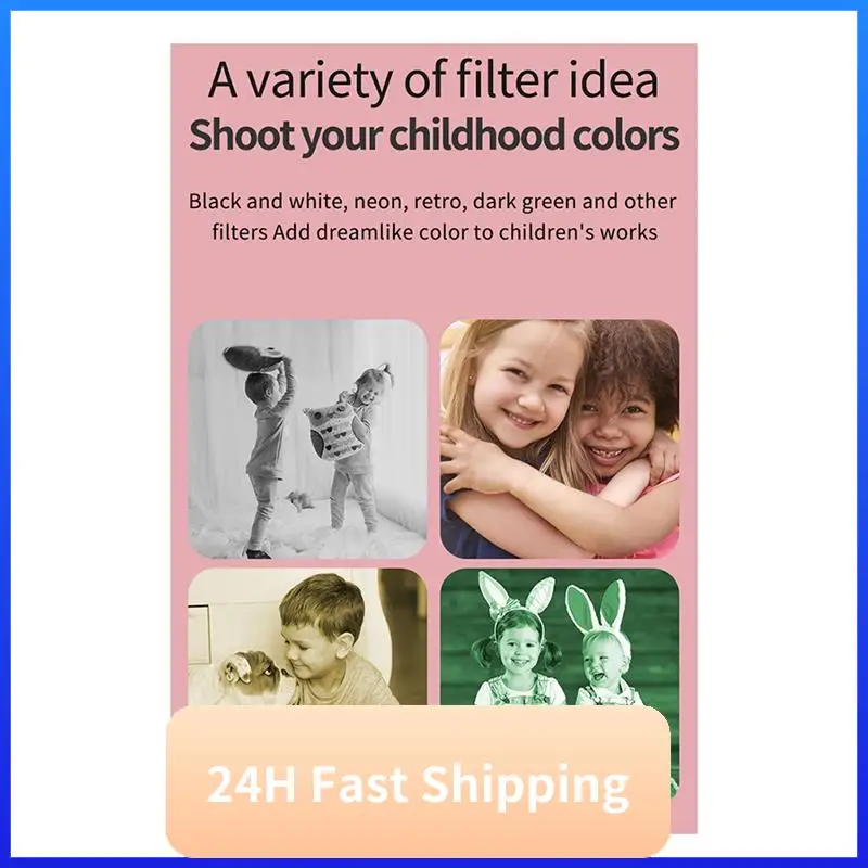 A8S HD Dual Lens 4000W Pixel 5472X4104PX Photo Resolution Without Memory Card Children's Camera,Brown Durable Easy To Use