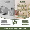Bathroom Organizer Countertop  Makeup Organizer Counter Storage, Skincare Cosmetics Shelf, Perfume Holder for Vanity Tray 4