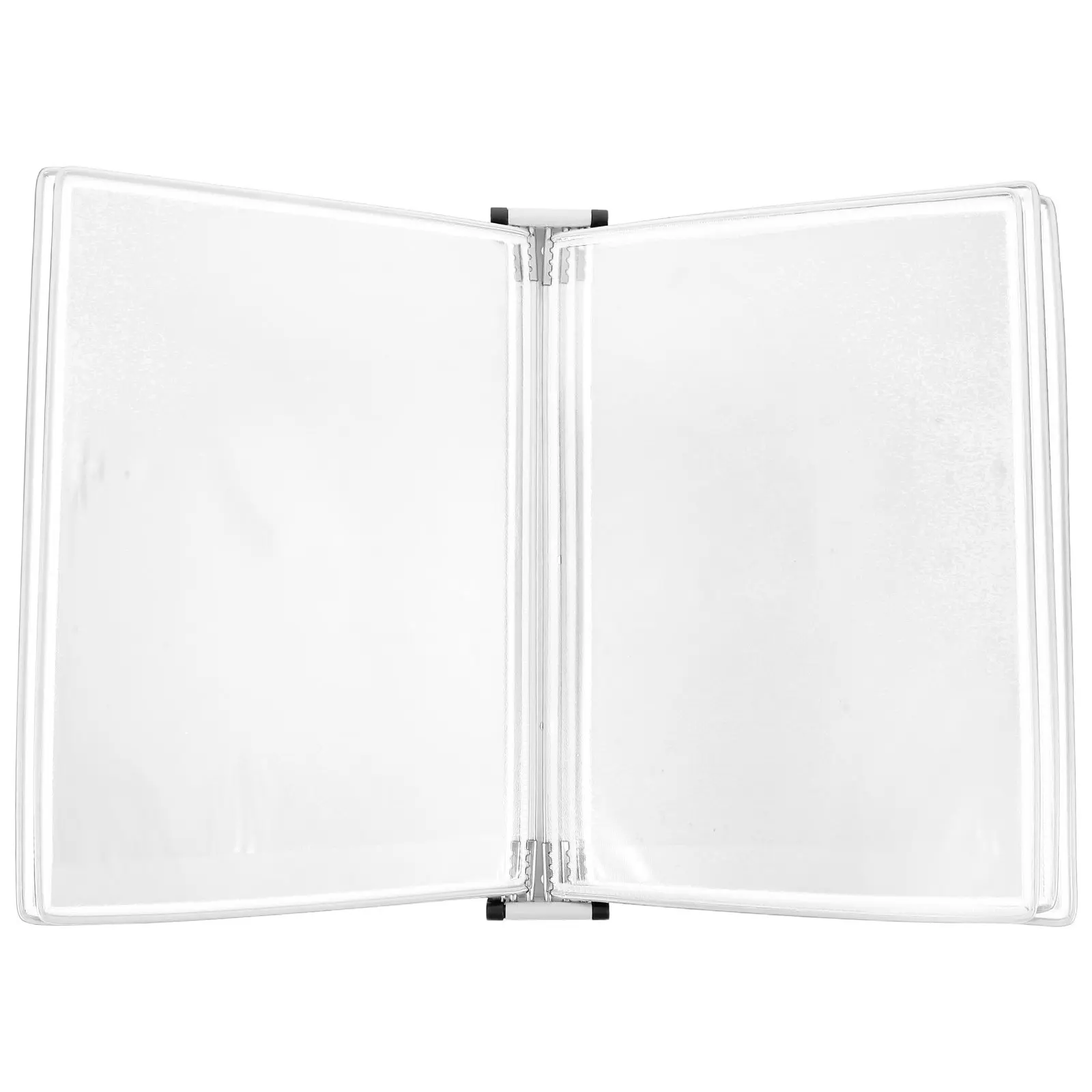 벽걸이형 바인더 디스플레이 랙 5개의 손쉬운 접근 패널 10개의 포켓 사무실 학습 공간용 양면 투명 문서 홀더