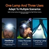 1080P Action Cam Headlight Sports Camera Smart Sensing LED Headlamp Mini Camcorder Recorder Camera For Camping Cycling 4
