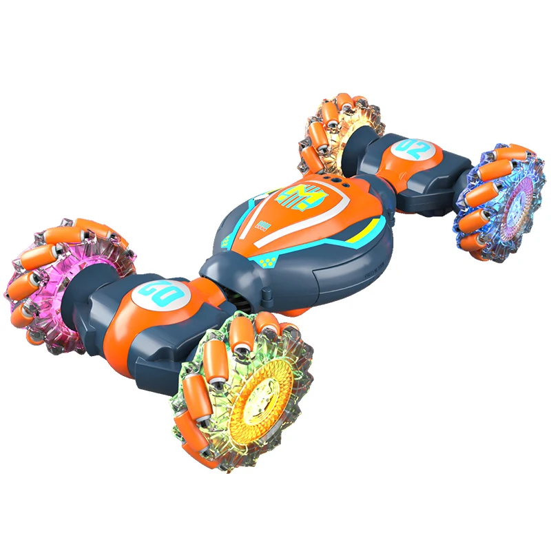 2.4G Gesture Sensing Deformation Remote Control Car 4WD Off Road Vehicle Hand Control Finger Twist Car children Car Toy Gift 6