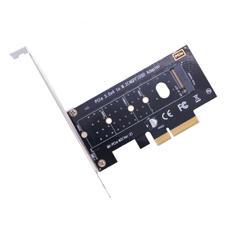 M.2 NVMe SSD NGFF-PCIE X4 컨버터 카드, M 키 라이저 멀티 플라이어 PCI-e PCI Express 3.0 4X-2230-2280 M.2 SSD M2 PCIE 어댑터