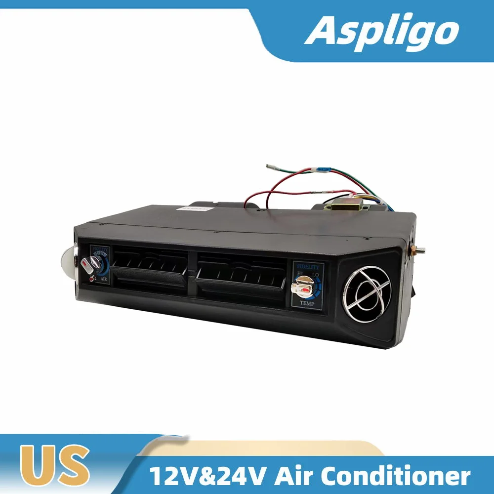 

Aspligo 12V Car Universal Underdash Air Conditioner Evaporator Outlet Unit Automobile 24V Air Conditioning Wind Gap Equipment
