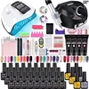 Nail Polish Kit Acrylic Nail Kit Poly Nail Gel Set With Nail Lamp Nails Extension Glitter Gel UV Building Gel Manicure Tools Set 1