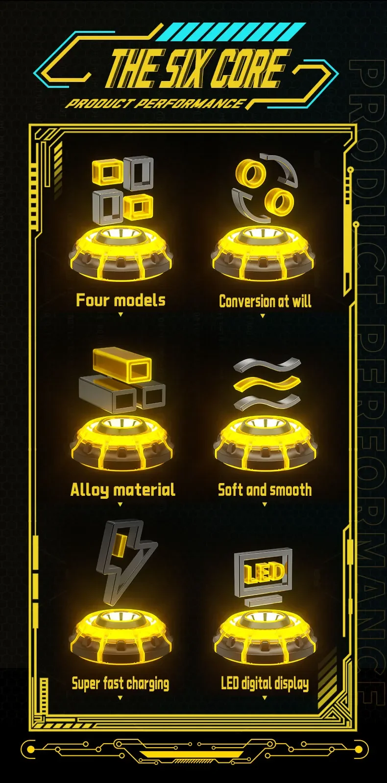 4 in 1 USB C Data Cable Digital Display Silicone for Iphone PD 66W Zinc Alloy Fast Charging Cable Line Type C with LED Design