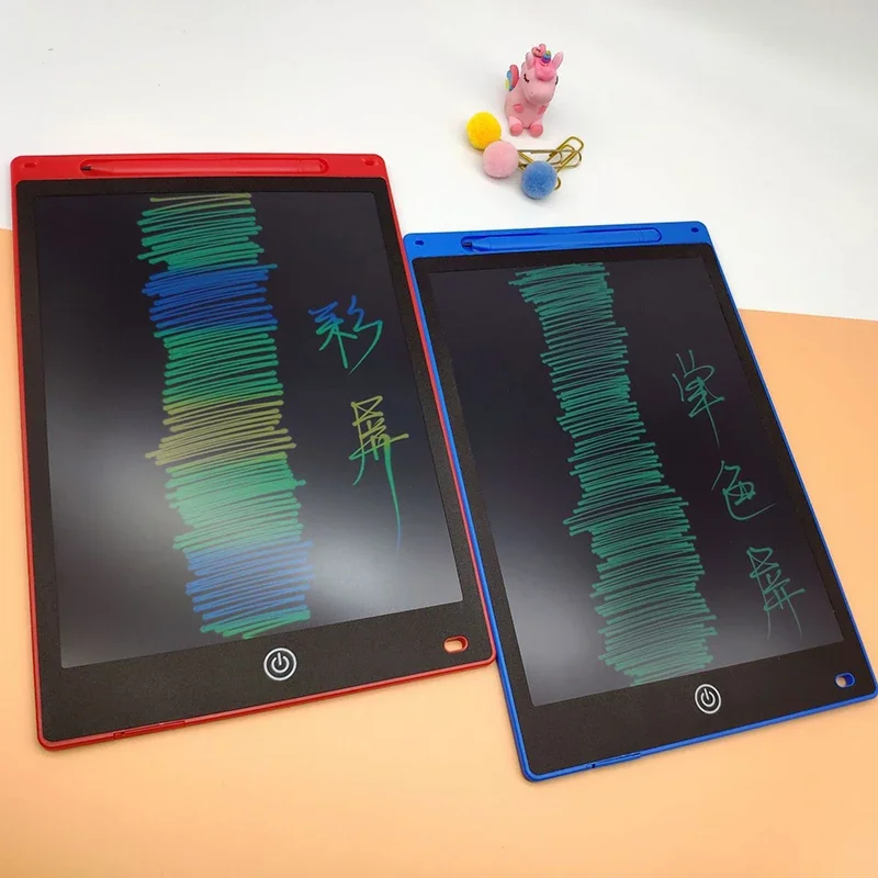 10/12/inch Colourful LCD Writing Tablet Drawing Board Kid Graffiti Sketchpad Toys Handwriting Blackboard Drawing Board Kids Toys 4